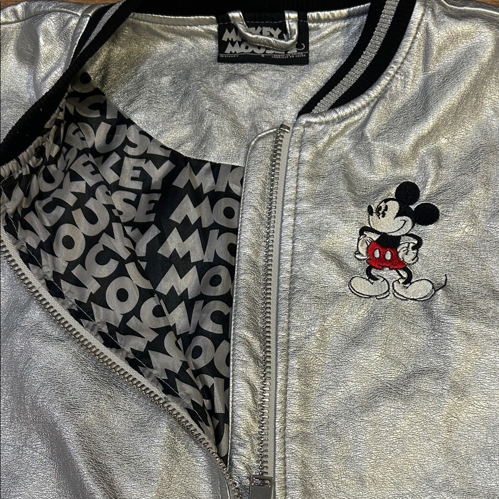 Disney Silver Mickey Mouse Jacket - image 5